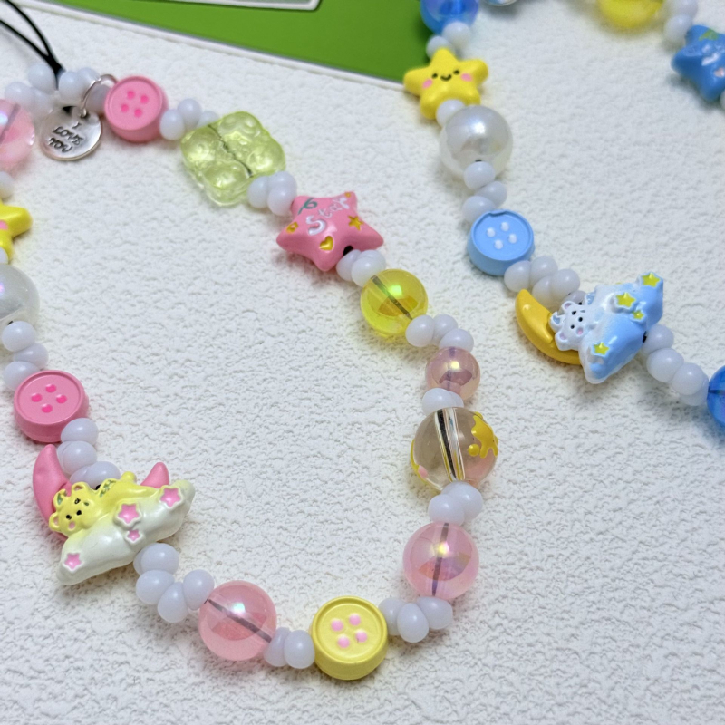 Lănțișor de telefon din PVC, cu sfoară PVC și cataramă din plastic, unisex, personalizare disponibilă.