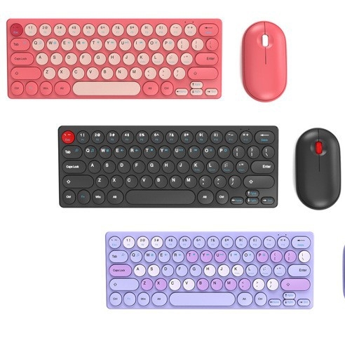 Bežični set tipkovnice i miša K380, 64 tipke s Fn, Bluetooth i 2.4G, DPI 1200, Plug-and-Play