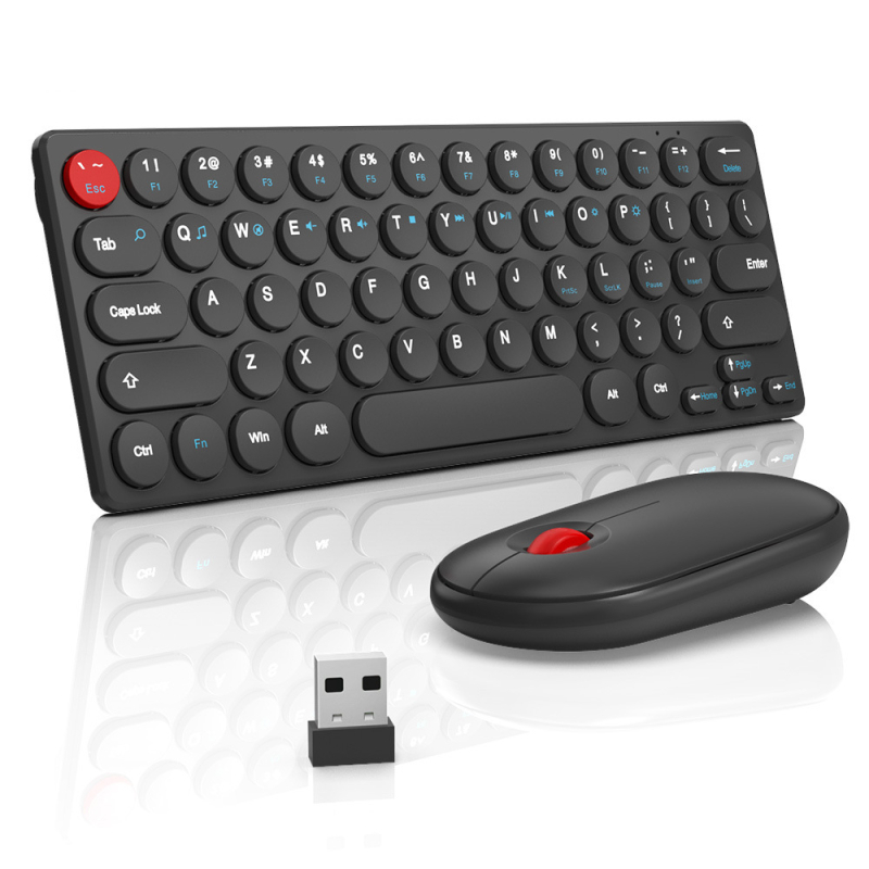 Bežični set tipkovnice i miša K380, 64 tipke s Fn, Bluetooth i 2.4G, DPI 1200, Plug-and-Play