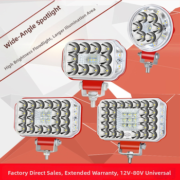 LED prožektorius automobiliams ir elektromobiliams – galia 12–144 W, įtampa 12–80 V, IP68, 3200 lm