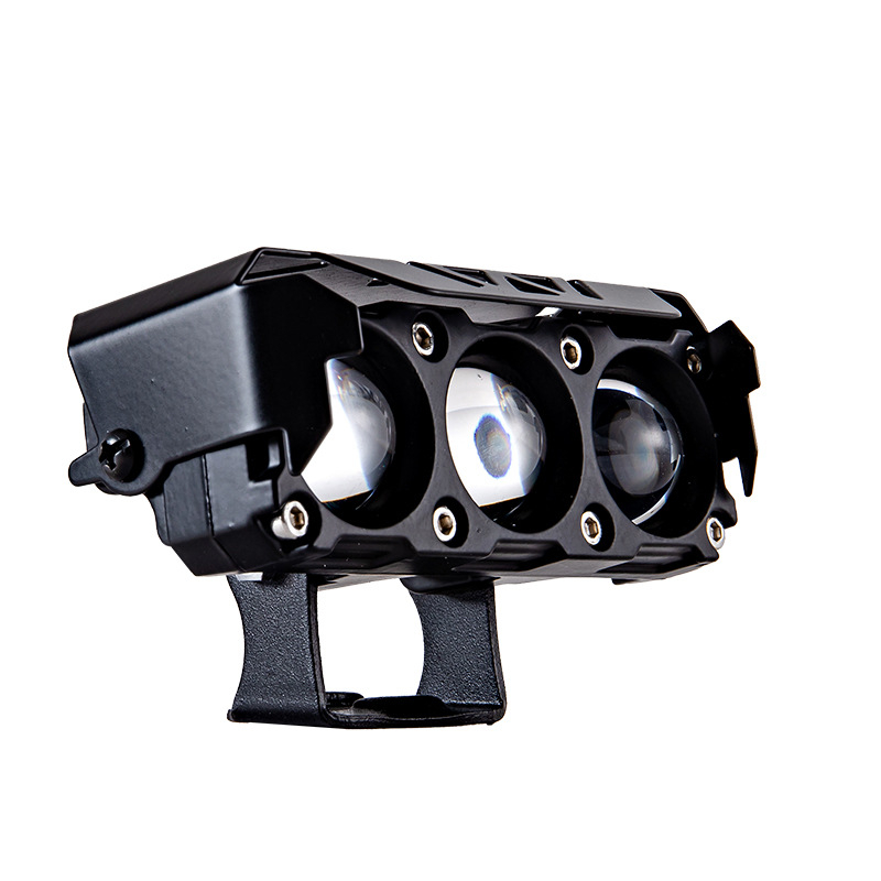 Motociklist LED spot svjetlo s višestrukom lećom, kućište od avionskog aluminija, 4x3570 LED, 60W, 9-80V, 3000 lm