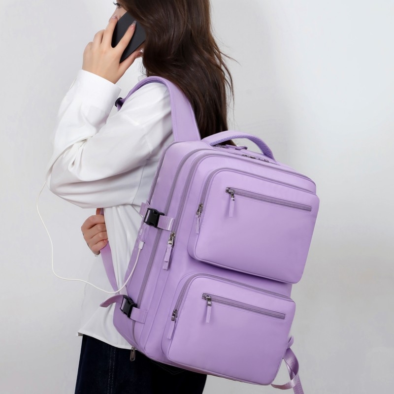 Unisex poslovni ruksak za službeno putovanje, velik kapacitet 20-35 L, vodoodbojni oksford materijal, stil poslovnog putovanja, smanjuje opterećenje