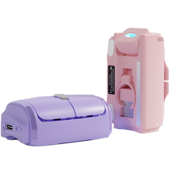 Μίνι ποντίκι Bluetooth σε σχήμα δαχτυλιδιού, διπλής λειτουργίας ασύρματο 2.4G + Bluetooth, 1000dpi, 3 κουμπιά, επαναφορτιζόμενο