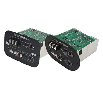 Automobilio subwoofer stiprintuvo plokštelė Class AB, RMS 60W/80W, 12V, aukšto lygio įėjimas, reguliuojamas crossover 40–200 Hz