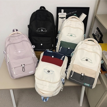 Unisex ruksak za svakodnevnu upotrebu, ergonomska potpora leđa, lagan, ulični stil, za učenike