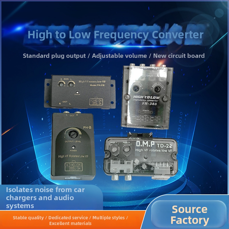 Jin Kejie automobilių garso konverteris iš aukštos į žemą dažnį 318/388, 12V, 50W