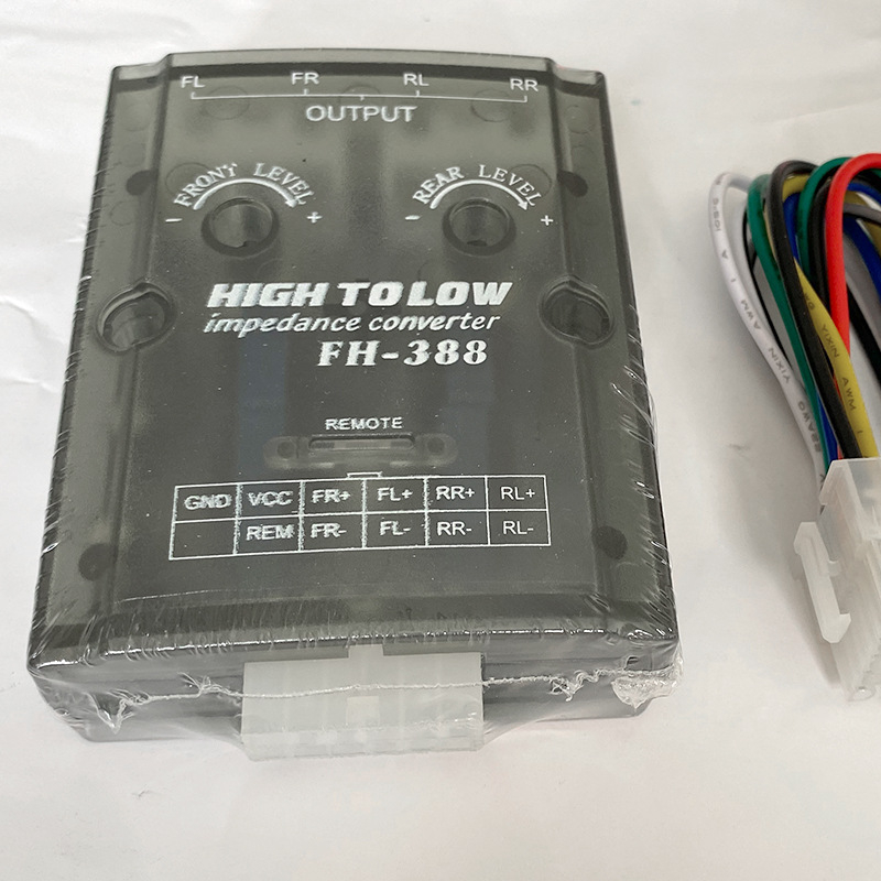 Jin Kejie automobilių garso konverteris iš aukštos į žemą dažnį 318/388, 12V, 50W