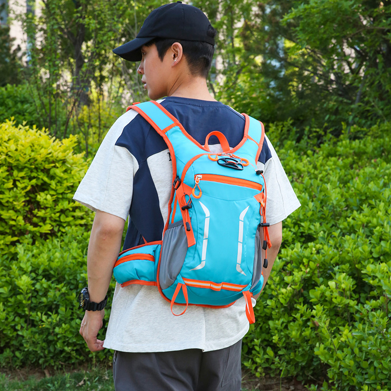 Sportski ruksak za aktivnosti na otvorenom - višenamjenski, vodootporan Oxford platna, prozračan, otporan na habanje, zaštita kralježnice, s jastučićima na remenima, za planinarenje, trek i vožnju bicikla