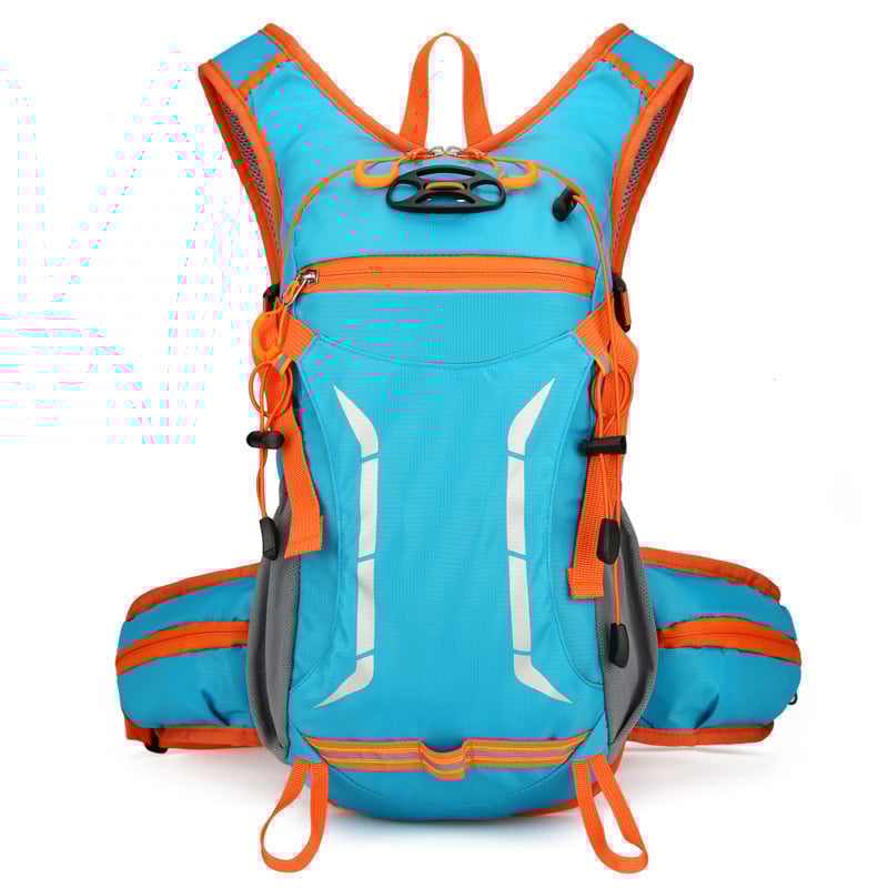 Sportski ruksak za aktivnosti na otvorenom - višenamjenski, vodootporan Oxford platna, prozračan, otporan na habanje, zaštita kralježnice, s jastučićima na remenima, za planinarenje, trek i vožnju bicikla