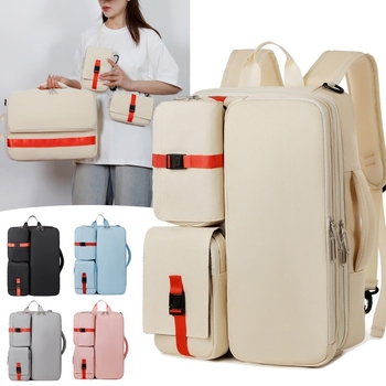 Πολυλειτουργικό σετ τριών τσαντών πλάτης για ταξίδια και επιχειρήσεις, με δυνατότητα crossbody, συμβατό με 16 ιντσών φορητό, Oxford ύφασμα, 20–35 L