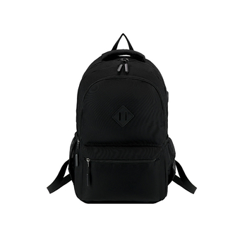 Ruksak za slobodno vrijeme, unisex, velikog kapaciteta, Oxford platno, zakrivljene naramenice, prugasti uzorak (volumen 36-55 L)