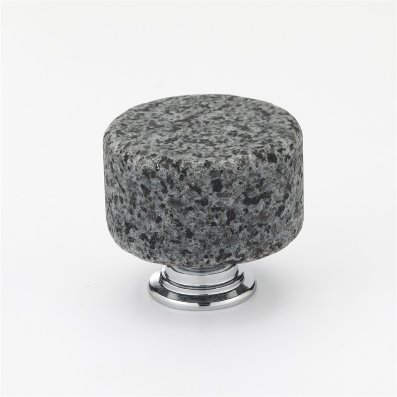 Cilindrična moderna ručka za ormar i ladicu, aluminijska legura, nordijski lagani luksuz, umjetni mramor, model Marble Handle 04