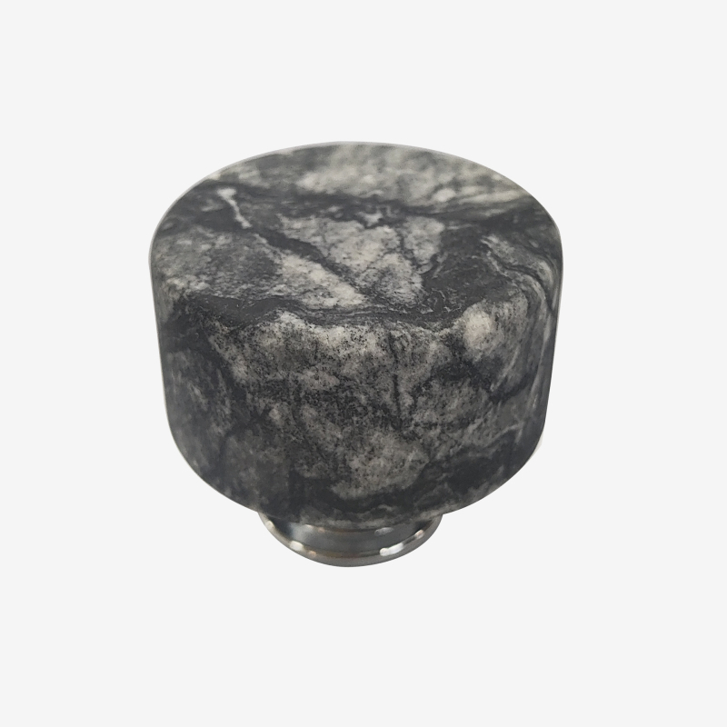 Cilindrična moderna ručka za ormar i ladicu, aluminijska legura, nordijski lagani luksuz, umjetni mramor, model Marble Handle 04