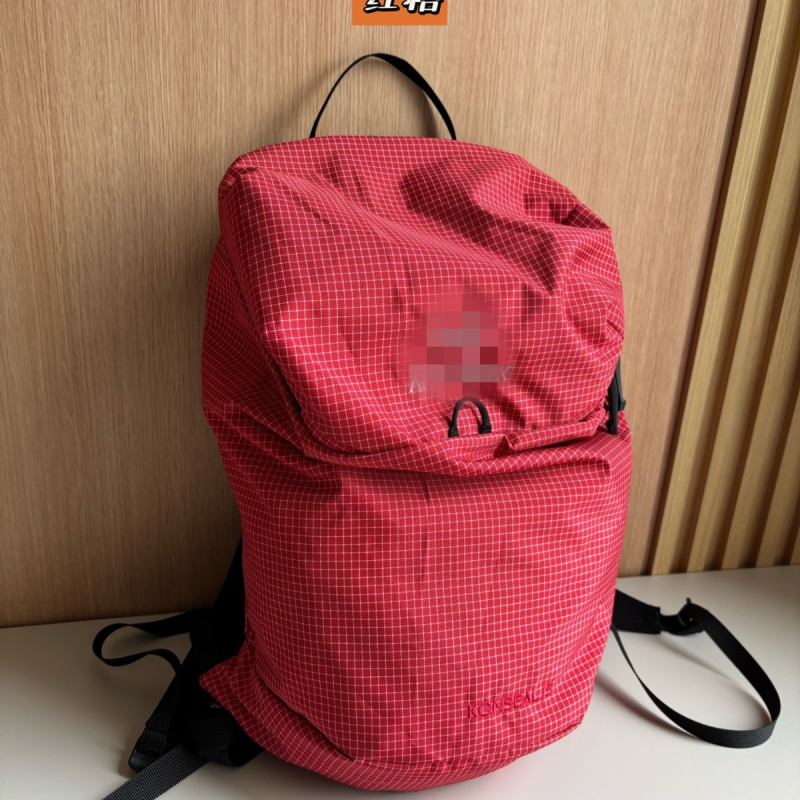 Rucsac cu model în carouri, capacitate sub 20 L, material nylon, curea de umăr curbat, compatibil cu laptop de 13 inch