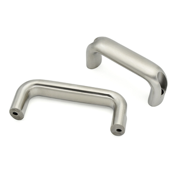 Gukun XK667 Λαβή πόρτας ντουλάπας από ανοξείδωτο ατσάλι, οβάλ U‑σχήματος, επιφάνεια καθρέφτη, εξωτερικό βιομηχανικό στυλ