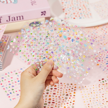 Αυτοκόλλητα νυχιών Leisurely - Υλικό PET, όμορφο στυλ, εκτύπωση