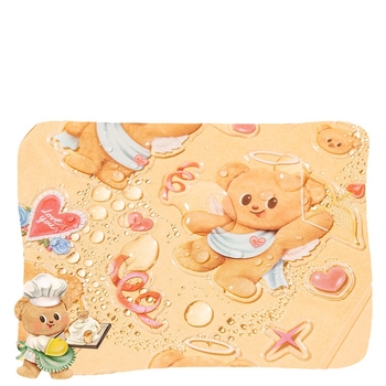 Deli HY210 Butter Bear Cartoon Αυτοκόλλητα Ημερολογίου, Γλυκό Στυλ, Εκτύπωση