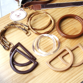 Τσάντα από ρητίνη σε σχήμα D με διαφανή δαχτυλίδι – Καλοκαίρι 2024, για χαλαρό ταξίδι, αδιάβροχη