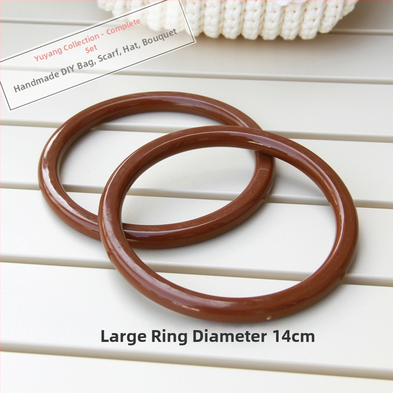 D formos krepšys iš dervos su skaidriu žiedu – vasara 2024, poilsio kelionėms, atsparus vandeniui