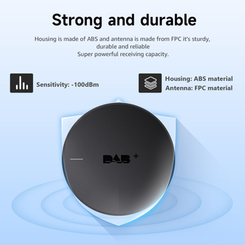 Автомобилна DAB+ кутия с дигитално радио и Android DVD навигация, модел DAB+009S, 5V, PCB+пластмаса, Thunder