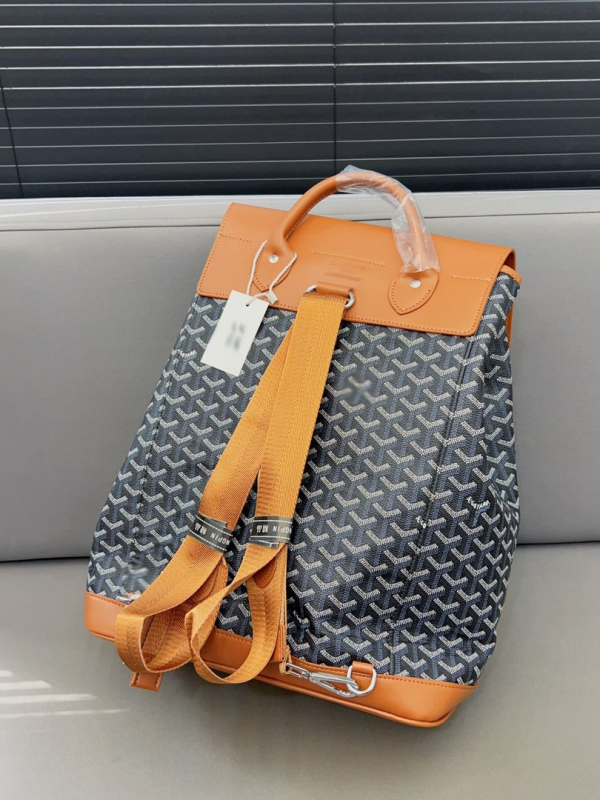 Ανδρικό επιχειρηματικό σακίδιο από γνήσιο ανάγλυφο δέρμα, χωρητικότητας κάτω από 20 L, για 16 ιντσών φορητό, αδιάβροχο, σχέδιο με γράμματα