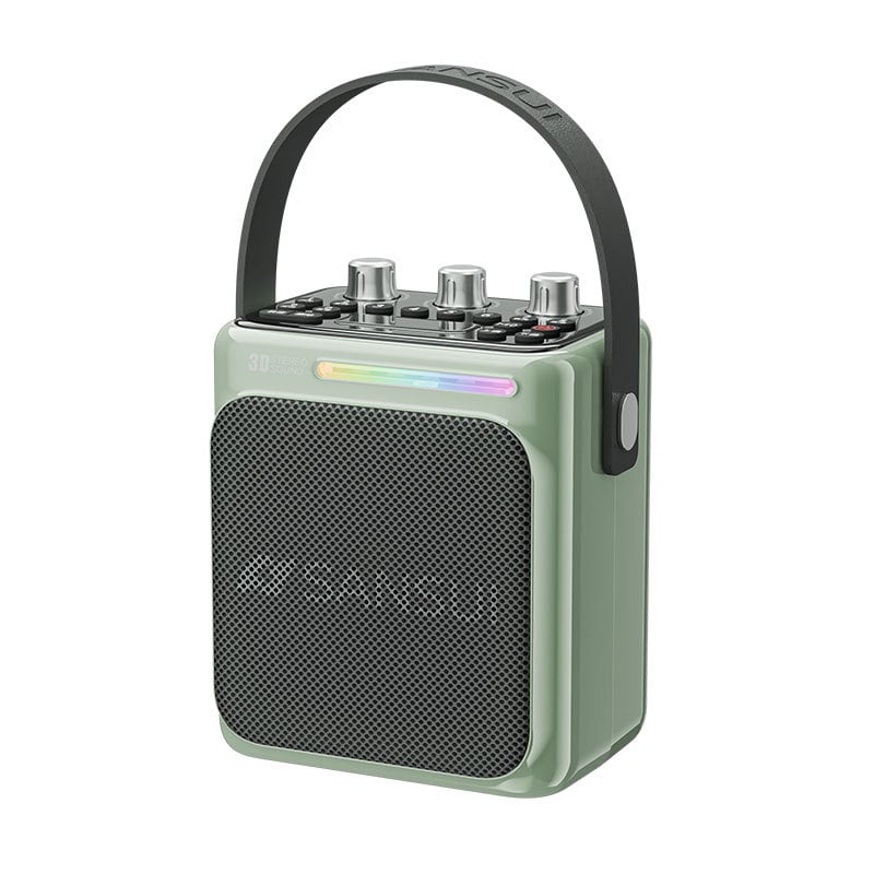 Bluetooth karaoke zvučnik s ugrađenom baterijom, 30W izlaz, Bluetooth 5.3, frekvencijski raspon 100 Hz–20 kHz, SNR ≥70 dB