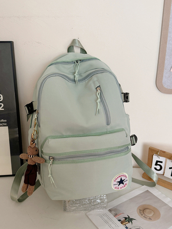 Unisex nylon ranac za slobodno vrijeme i putovanja, kapacitet 20–35 L, kompatibilan s 14-inčnim laptopom, ergonomske naramenice, lagan dizajn