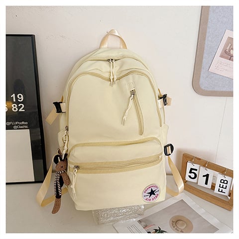 Unisex nylon ranac za slobodno vrijeme i putovanja, kapacitet 20–35 L, kompatibilan s 14-inčnim laptopom, ergonomske naramenice, lagan dizajn