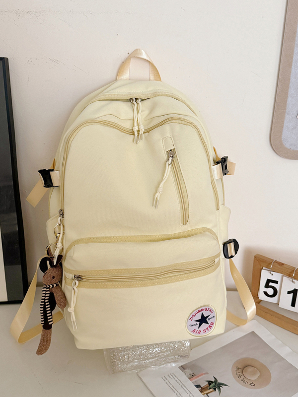 Unisex nylon ranac za slobodno vrijeme i putovanja, kapacitet 20–35 L, kompatibilan s 14-inčnim laptopom, ergonomske naramenice, lagan dizajn