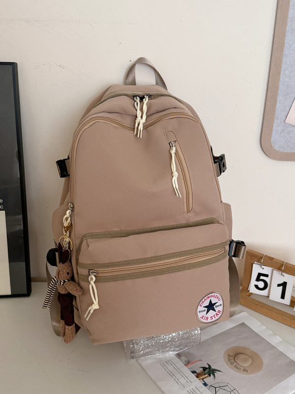 Unisex nylon ranac za slobodno vrijeme i putovanja, kapacitet 20–35 L, kompatibilan s 14-inčnim laptopom, ergonomske naramenice, lagan dizajn