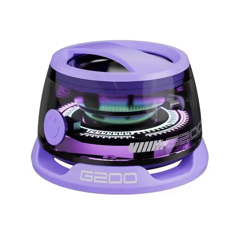 G200 magnetski Bluetooth zvučnik – prenosni bežični zvučnik s ambijentalnim osvjetljenjem; Bluetooth 5.2, 3W, ugrađena 300–500 mAh baterija, frekvencijski odziv 60 Hz–15 kHz, domet 10 m
