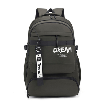 Ruksak, unisex, najlon, gradski stil, proširivi (Kapacitet: 20–35 L; Uzorak: slova; Podstava: poliester; Sustav nošenja: zračne naramenice)