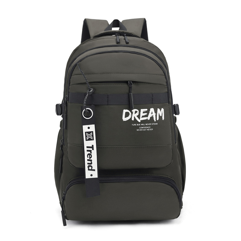 Ruksak, unisex, najlon, gradski stil, proširivi (Kapacitet: 20–35 L; Uzorak: slova; Podstava: poliester; Sustav nošenja: zračne naramenice)