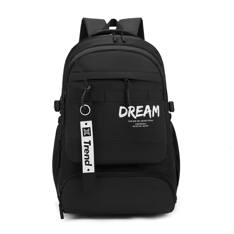 Ruksak, unisex, najlon, gradski stil, proširivi (Kapacitet: 20–35 L; Uzorak: slova; Podstava: poliester; Sustav nošenja: zračne naramenice)
