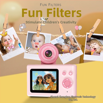 C1 gyermekeknek szóló digitális kamera, 2,4 hüvelykes LCD kijelzővel, TF-kártya tárhely, ABS ház, 3–5 órás akkumulátor-élettartam, fényképezés/videó/szűrők
