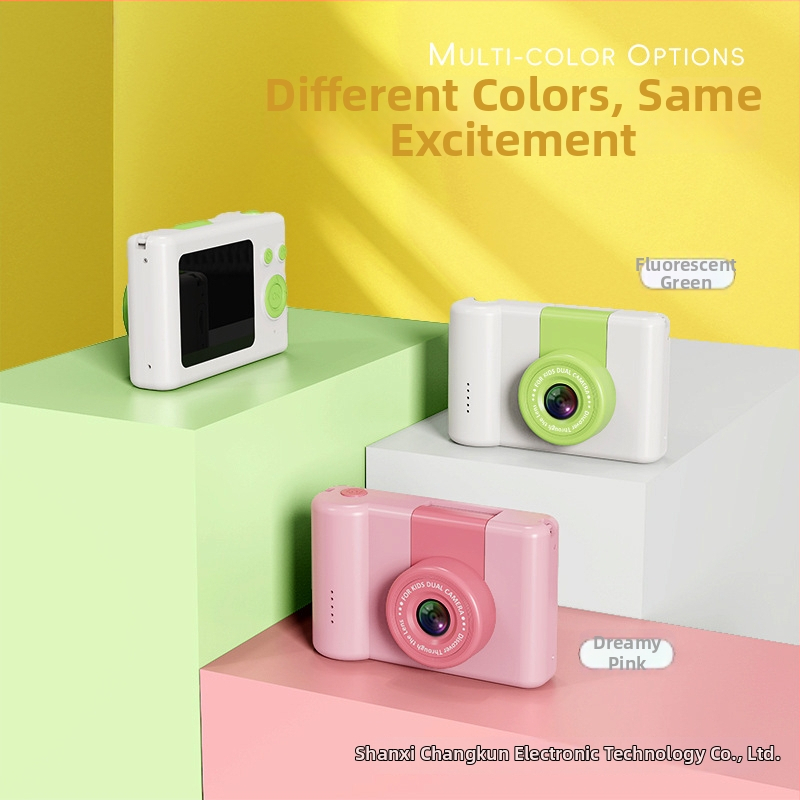 C1 gyermekeknek szóló digitális kamera, 2,4 hüvelykes LCD kijelzővel, TF-kártya tárhely, ABS ház, 3–5 órás akkumulátor-élettartam, fényképezés/videó/szűrők