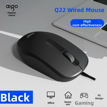 Káblová USB myš Q21-4D pre desktop, 1600dpi, 4 tlačidlá, ergonomický dizajn