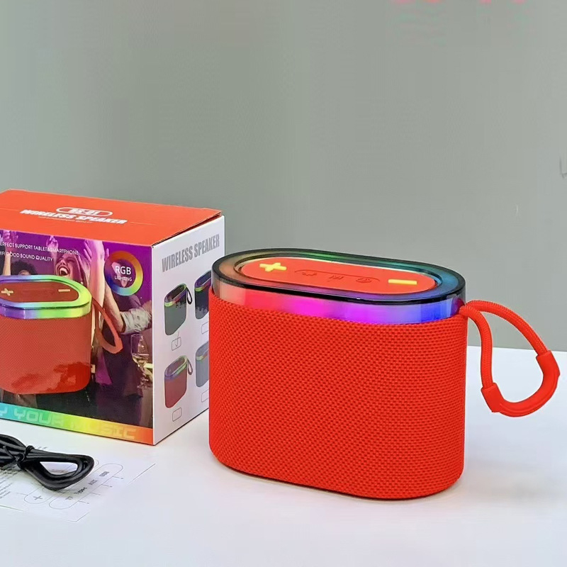 Erőteljes basszusú Bluetooth hangszóró, beépített 1000–1200 mAh akkumulátor, USB tápegység, Bluetooth 5.3, 5W kimenet, 10 m hatótávolság