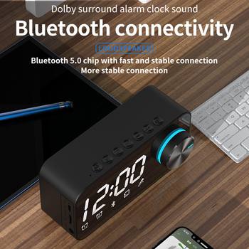 Bluetooth hangszóró hordozható asztali és kültéri használatra, USB tápegység, beépített 1000–1200mAh akkumulátor, Bluetooth 5.3, 20Hz-20kHz, SNR ≥75dB, 5W, ABS ház, 10 m hatótáv