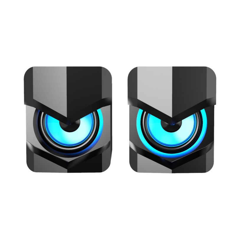 Saida V-158 Компютърен говорител със USB интерфейс, 3.5mm аудио жак, 40Hz–20kHz, 3W изход