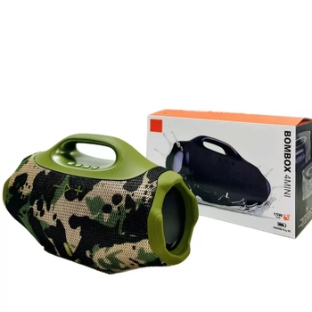 BOMBOX4 Ασύρματος Bluetooth ηχείο εξωτερικού χώρου, φορητό, 2 ηχεία, ισχύς 16W, IPX6 αντοχή στο νερό, Bluetooth 5.3, εύρος συχνοτήτων 100 Hz-20 kHz, ενσωματωμένη μπαταρία 1000–1200 mAh