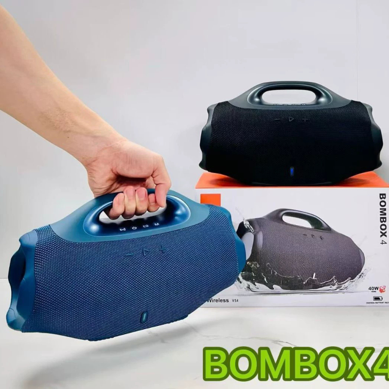 BOMBOX4 Ασύρματος Bluetooth ηχείο εξωτερικού χώρου, φορητό, 2 ηχεία, ισχύς 16W, IPX6 αντοχή στο νερό, Bluetooth 5.3, εύρος συχνοτήτων 100 Hz-20 kHz, ενσωματωμένη μπαταρία 1000–1200 mAh