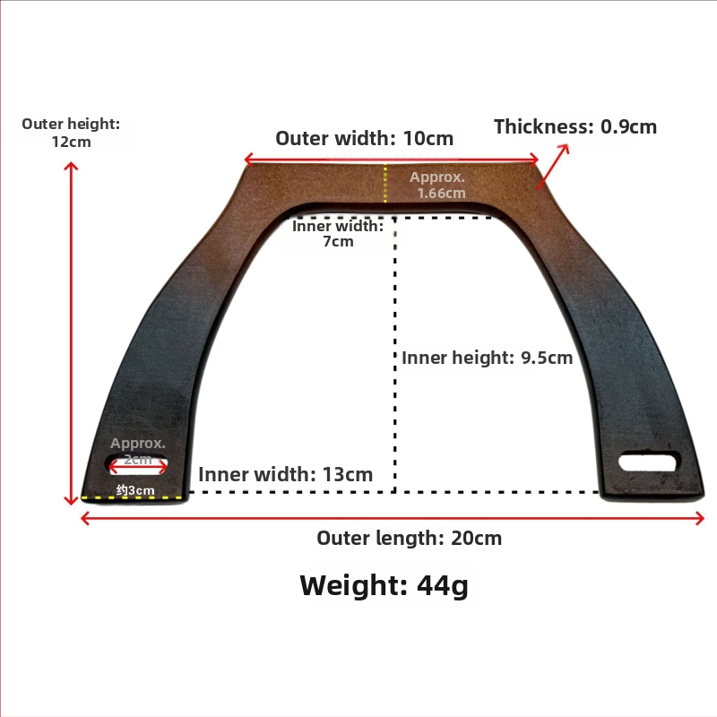 Medinė rankinė su geometriniu raštu, nacionalinio tendencijų stiliaus ir naujo dizaino derinys, 2024 m. pavasaris