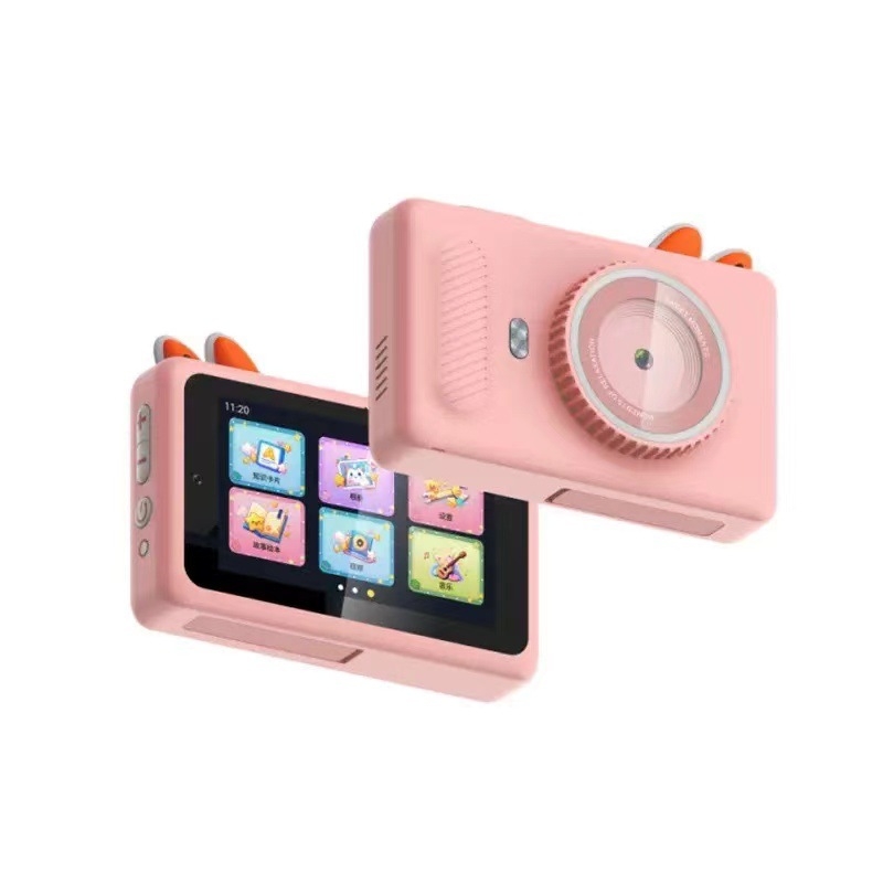 Cameră AI pentru învățare digitală pentru copii - Model X5; Stocare TF-card; Durata bateriei peste 5 ore; Învățare AI interactivă; Funcții: etichete foto, video, filtre, fotografiere