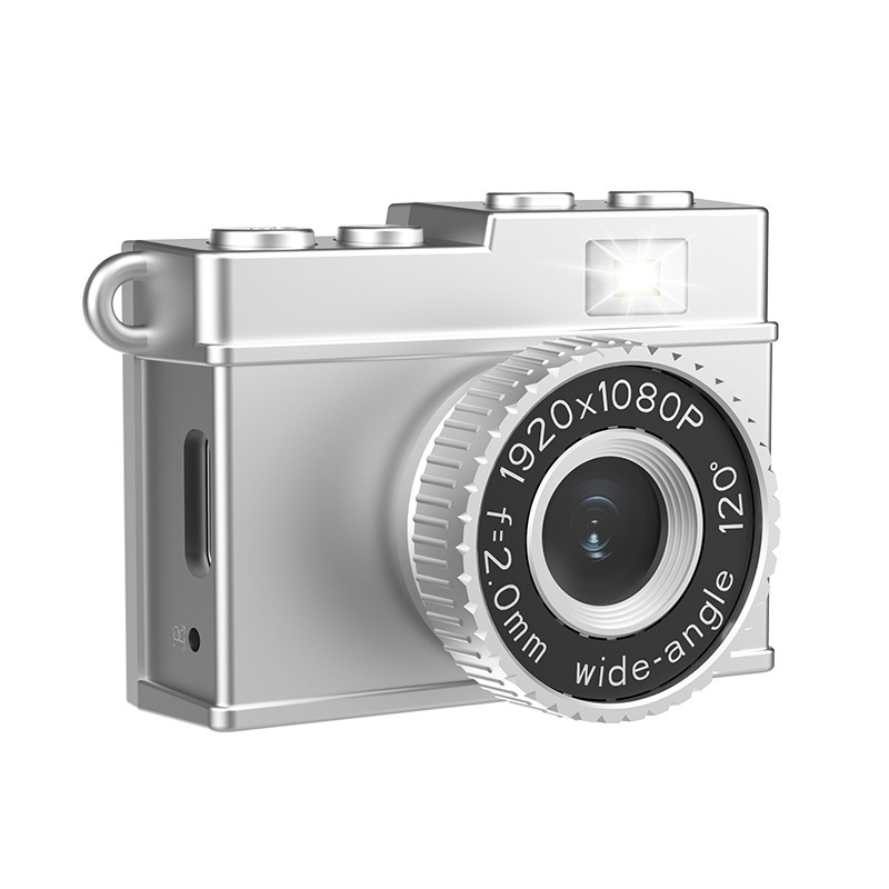 Mali retro CCD digitalni fotoaparat s filtrom - 8 MP, rezolucija 3072×2456, periskopni objektiv, TF kartica za pohranu, potpuno ručno upravljanje