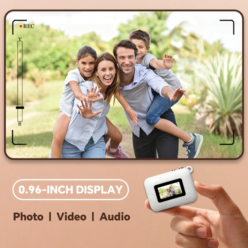 Mini dječja kamera sa zaslonom — 8 MP CMOS 1/1.7\", maksimalna rezolucija 3072×2456, 0,96\" LCD, USB 2.0