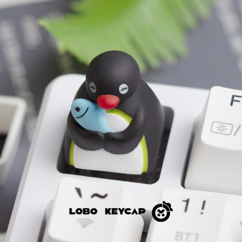 Personalizirana plastična kapica tipke ESC za mehaničku tipkovnicu – slatki pingvin, jedan komad