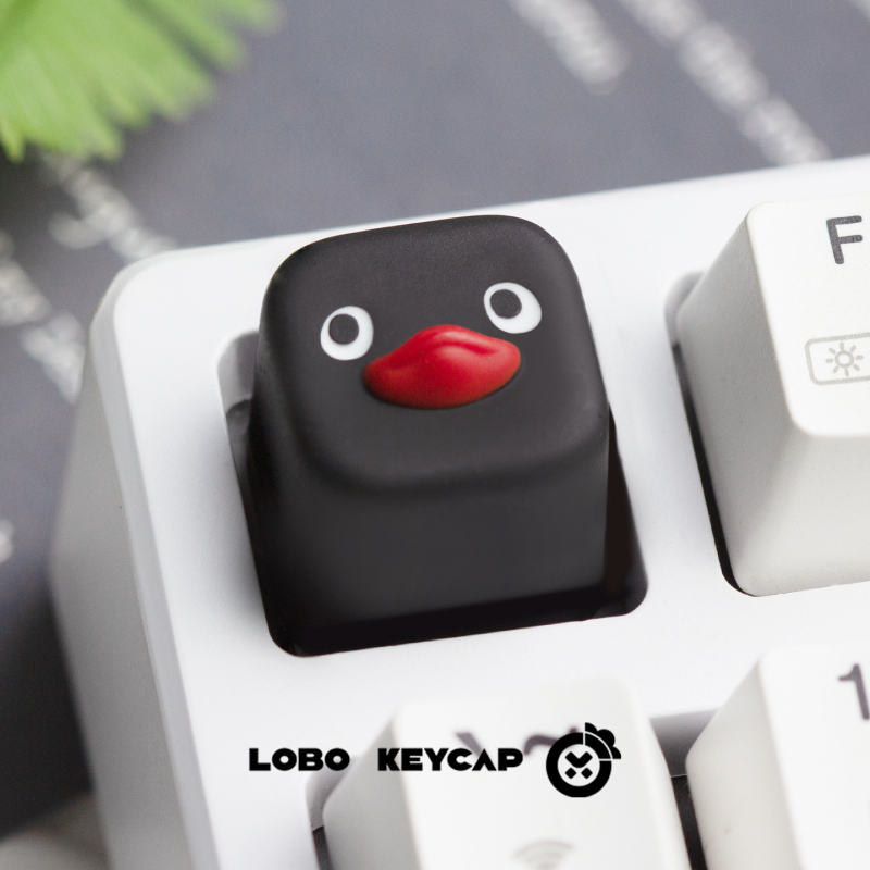 Personalizirana plastična kapica tipke ESC za mehaničku tipkovnicu – slatki pingvin, jedan komad