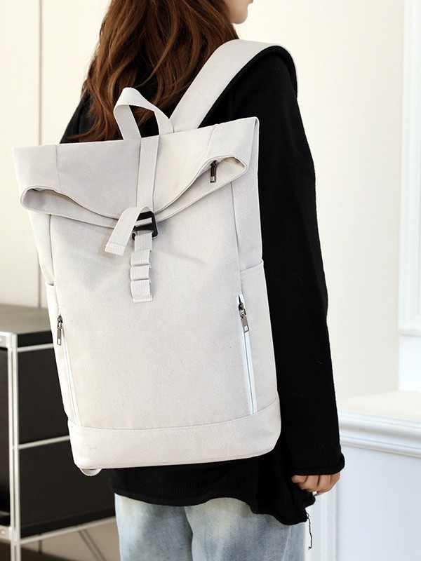 Unisex platnieni ruksak, kapacitet 20–35L, vodootporan, zakrivljene naramenice, gradski minimalistički stil, za putovanja i svakodnevnu upotrebu