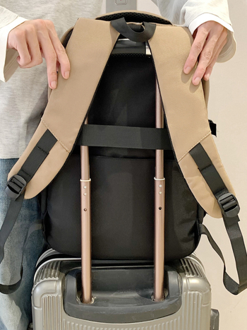 Unisex poslovni ruksak velike kapacitete 36–55 L, kompatibilan s 16-inčnim prijenosnikom, Oxford tkanina, zračni jastučići na remenima, zaštita kralježnice